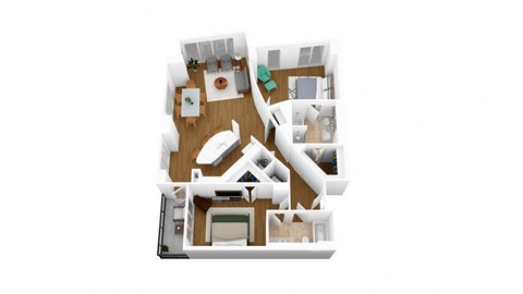 3 bedroom floor plan  the residences at